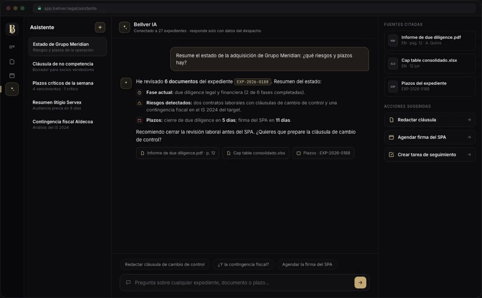 Asistente jurídico con IA